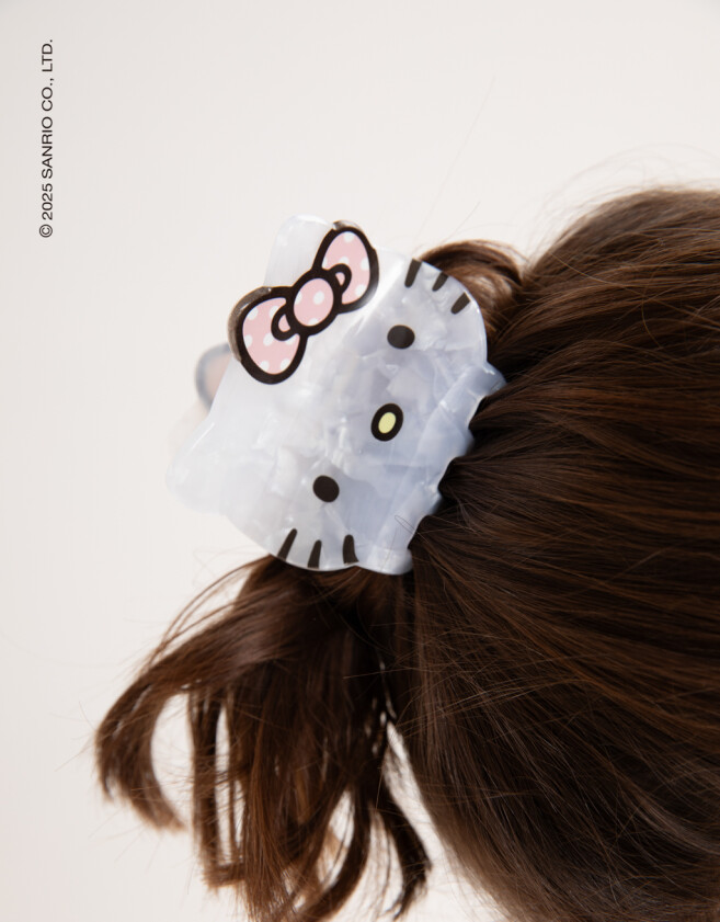 Hebillas Infantiles Licencias Broche Nacarado "hello Kitty - Combinacion Multicolor