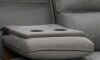 Sillón Recliner Apollo - 3 Cuerpos Marrón Gris
