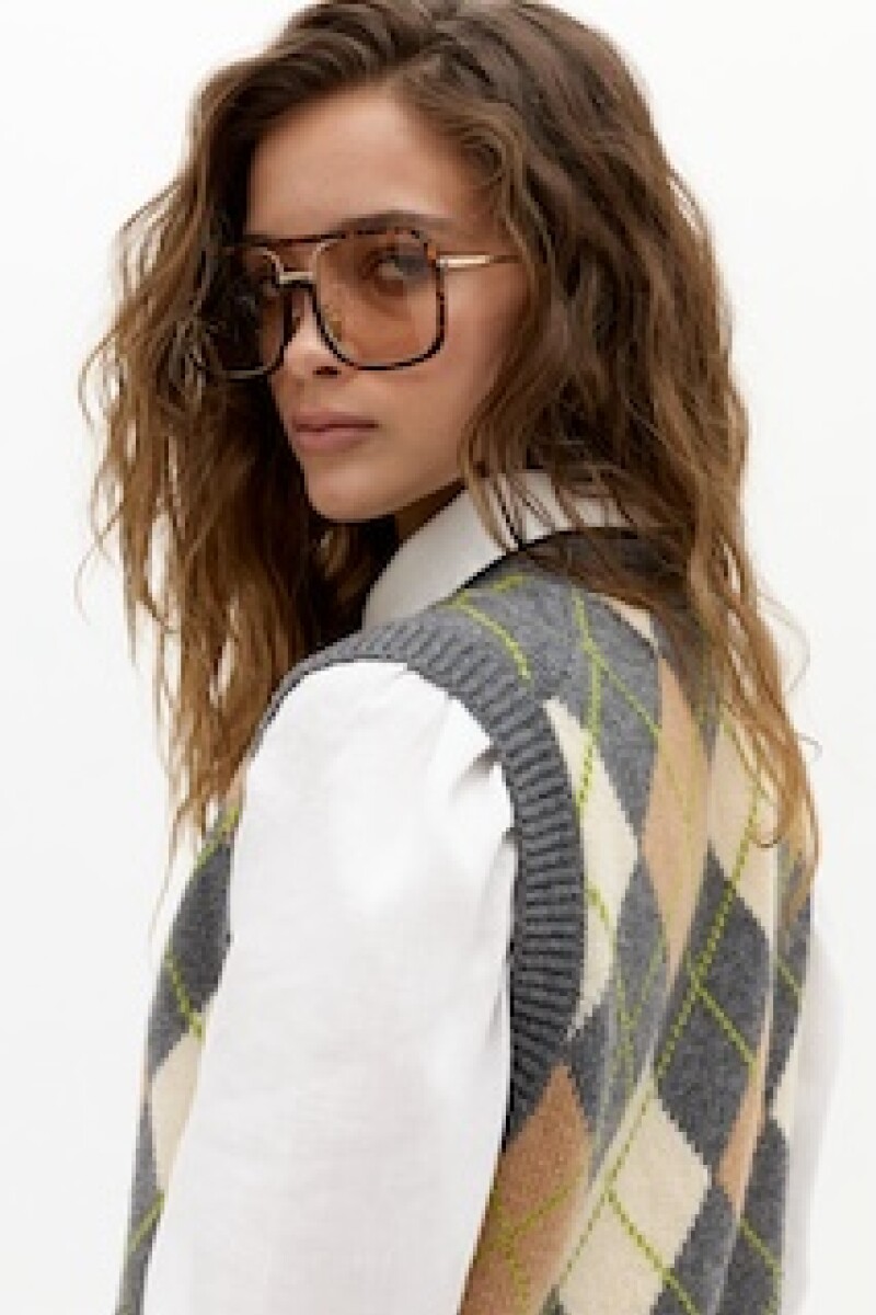 Chaleco Frank en Blend de Lana Grey Diamond