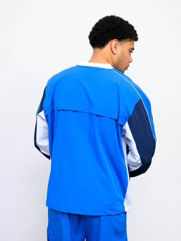 BUZO ANKOR Nacional Hombre Azul Royal, Azul Marino, Blanco