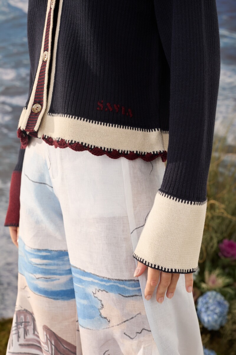 CARDIGAN OLA Azul