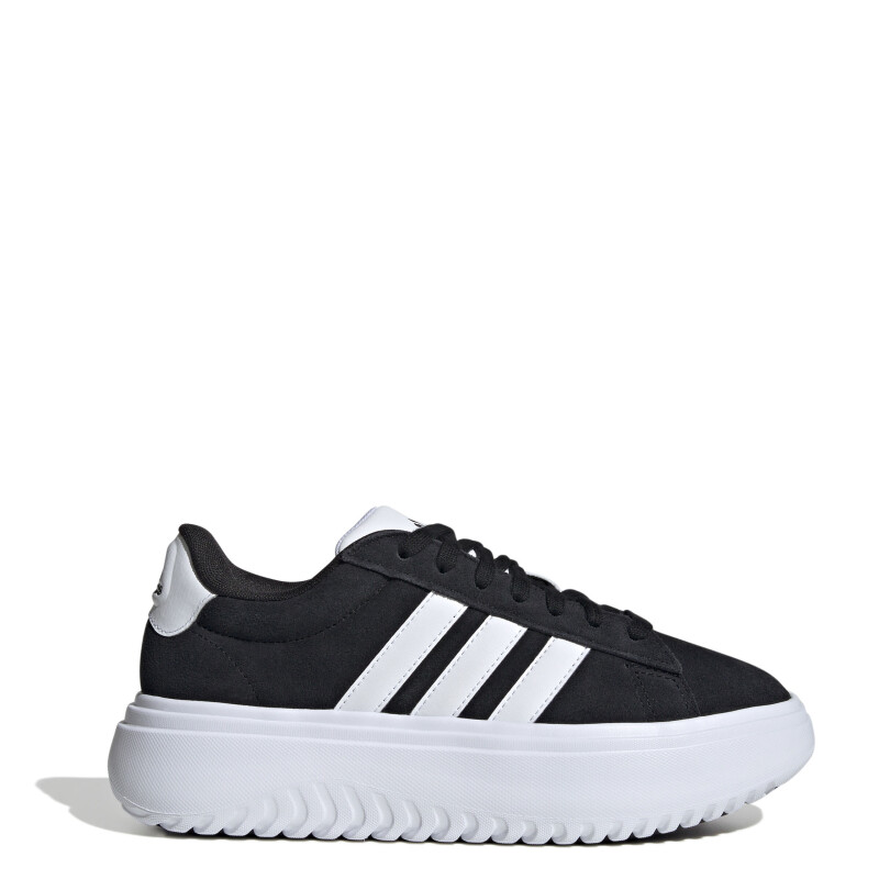 Championes de Mujer Adidas Grand Court Plataforma Negro - Blanco