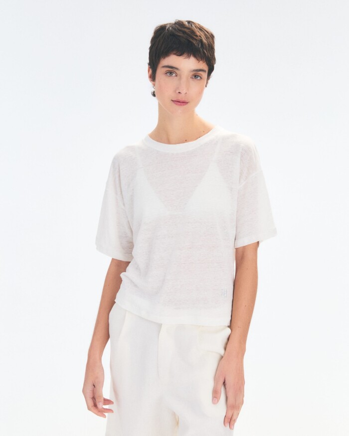 Remera New Lino Crudo