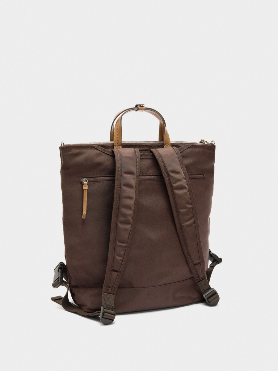 Mochila Para Portátil De Nylon marron