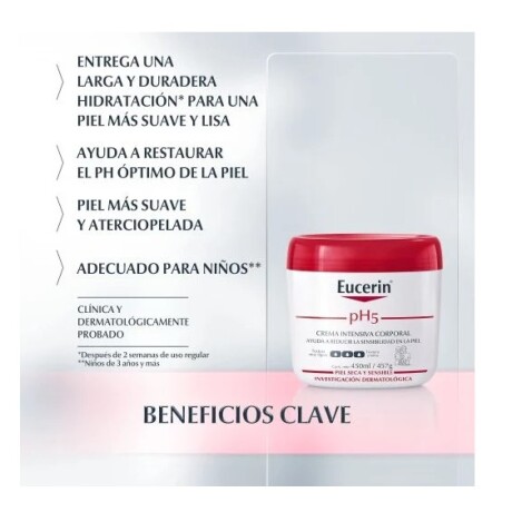 Eucerin pH5 crema intensiva corporal 450 ml Eucerin pH5 crema intensiva corporal 450 ml