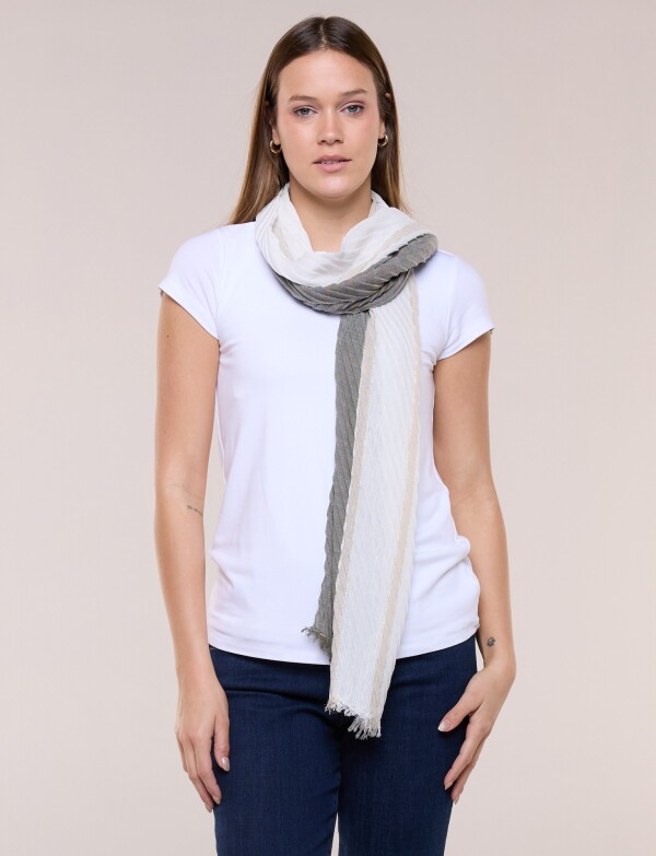 Pashmina Lurex OLIVA/MULTI