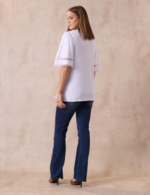Remera Algodon BLANCO