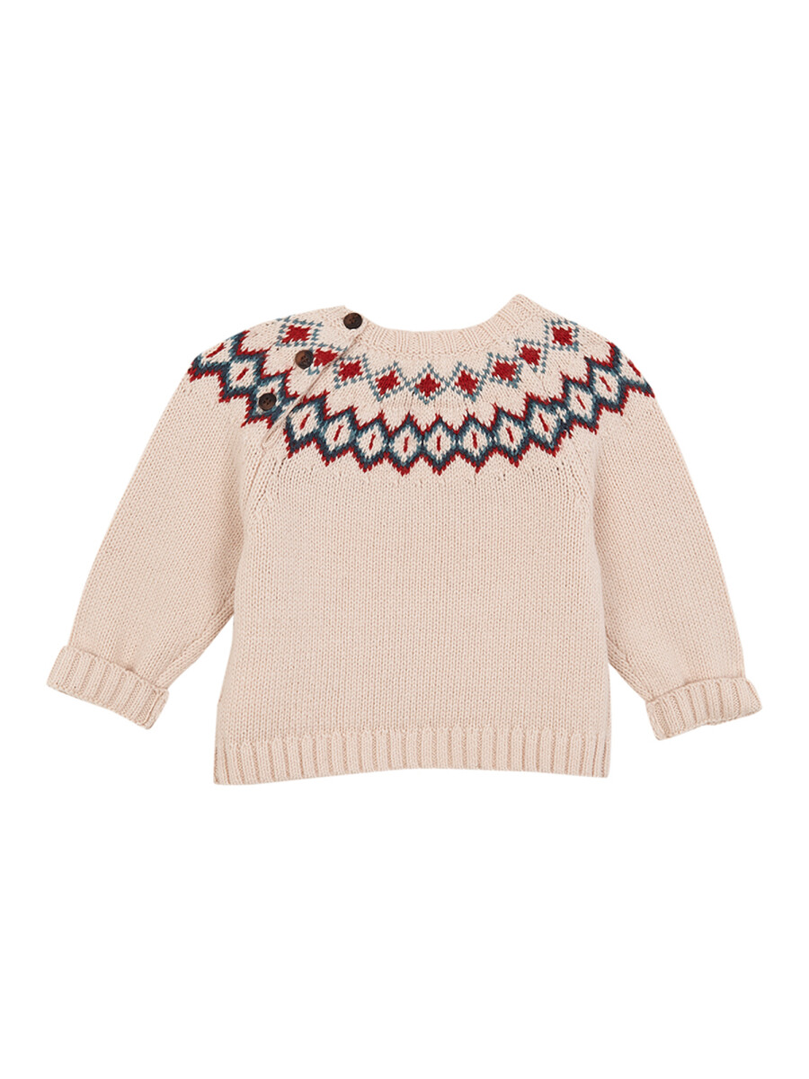 Jersey Con Greca Piedra