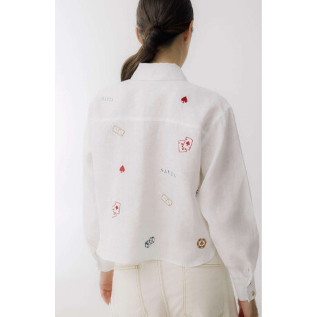 PRE VENTA Camisa Azar Detail Blanco