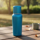 Termo Bala en acero inox de 1 lt Azul Petroleo