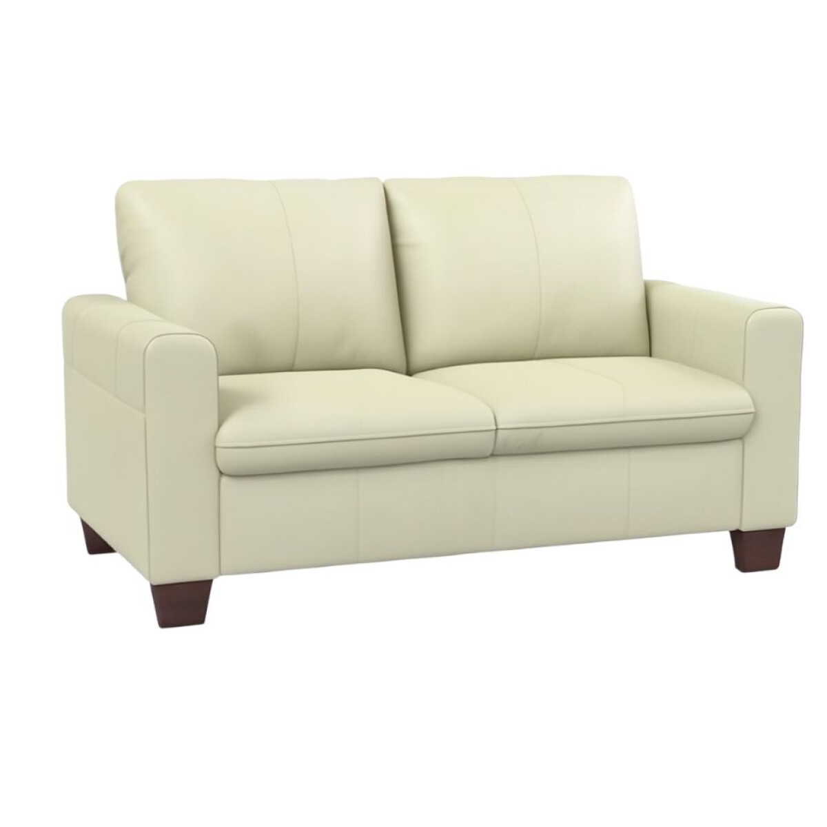 SOFA 100% CUERO - MODELO BLANC - 2 CUERPOS - PERLA MATE 
