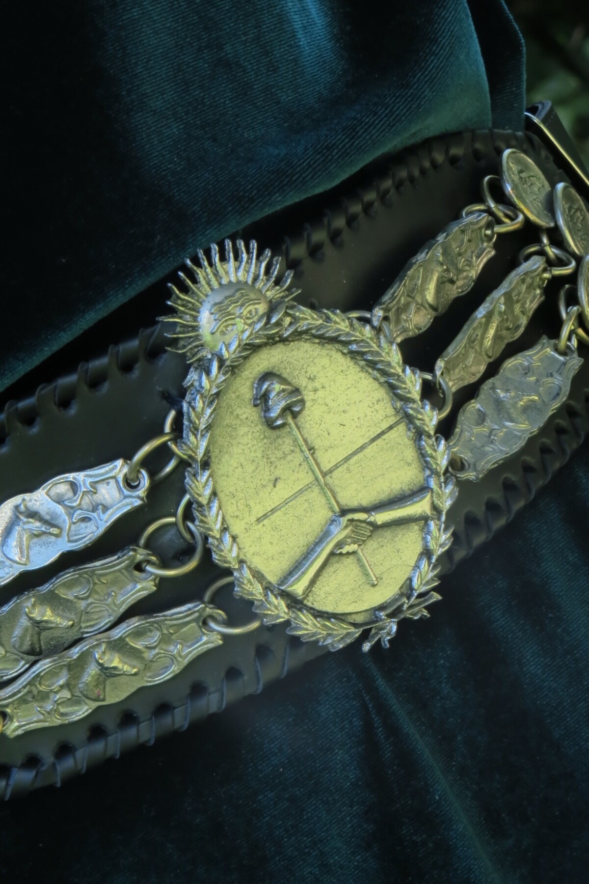 Rastra Belt Argentina Negro