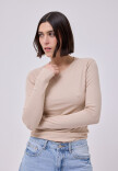 Remera Lila Beige