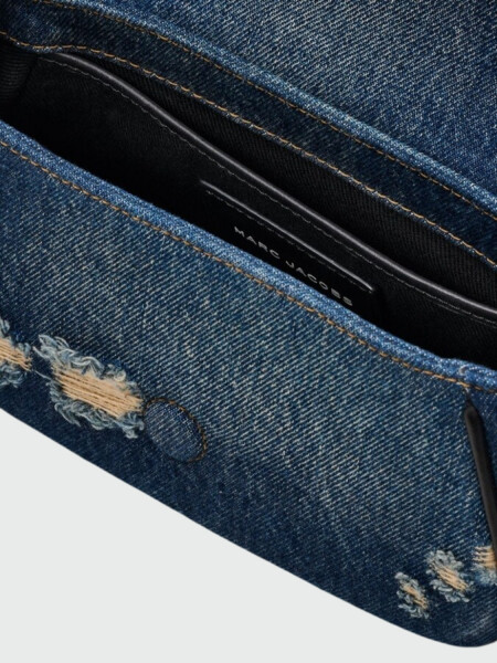 MARC JACOBS - THE RIP AND REPAIR DENIM CLOVER SHOULDER BAG 491