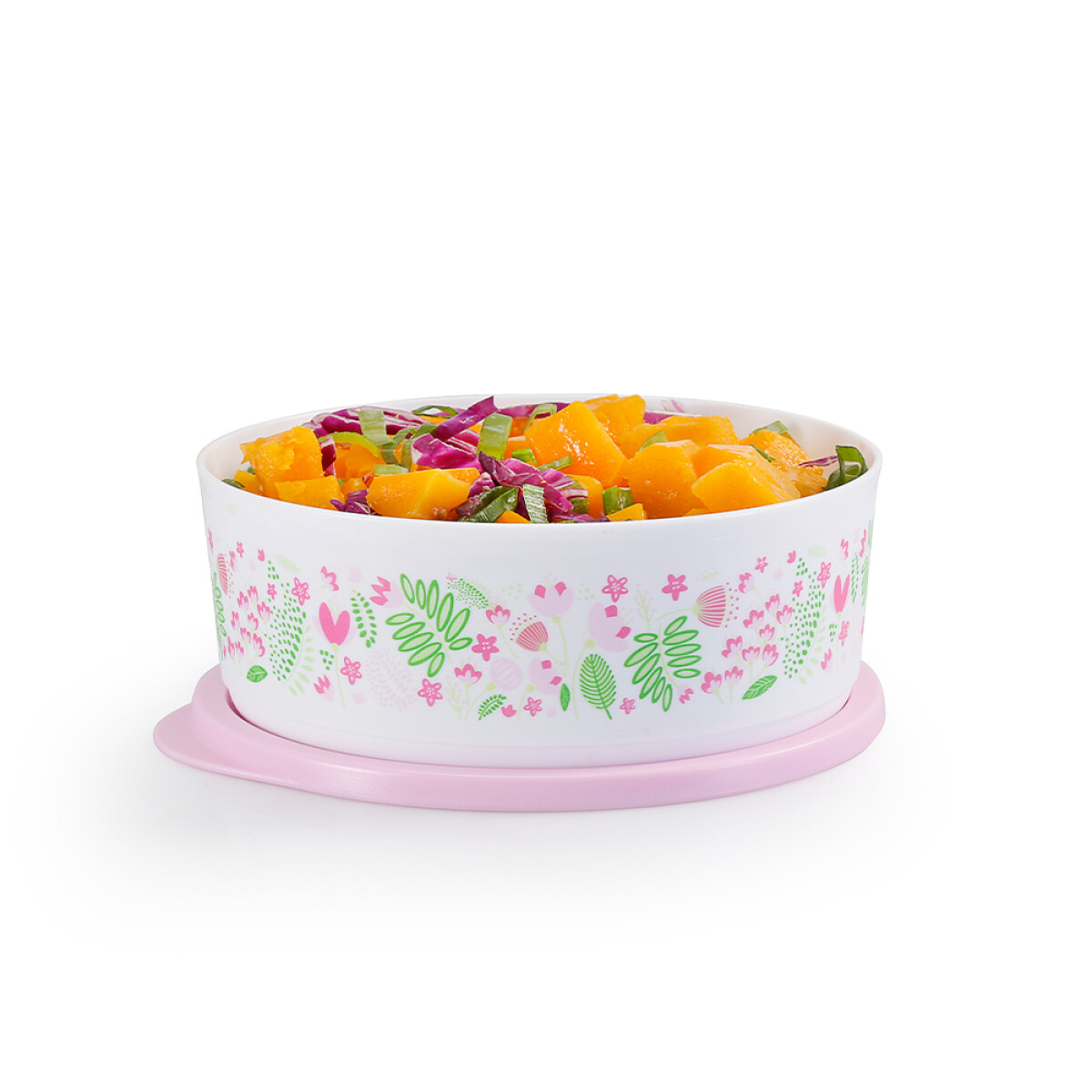 HERMETICO POEME TUPPERWARE 500 ML - FLORES ROSA 