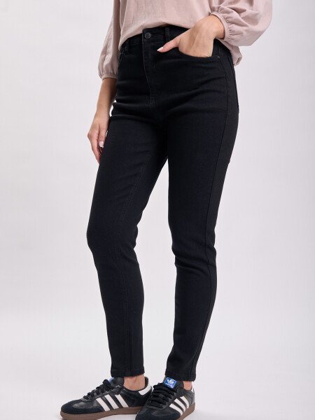 Pantalón jean skinny Negro