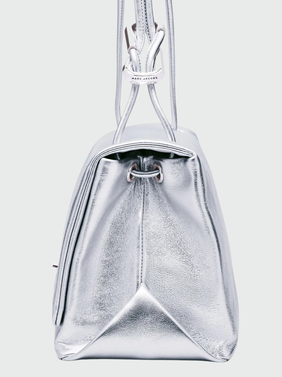 MARC JACOBS - THE METALLIC LARGE DUAL BAG Plateado