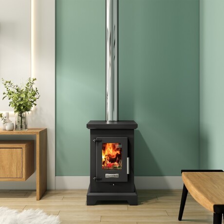 Calefactor A Leña 50m2 Metavila D400EXP con Kit de Techo | Doble Combustión Calefactor A Leña 50m2 Metavila D400EXP con Kit de Techo | Doble Combustión