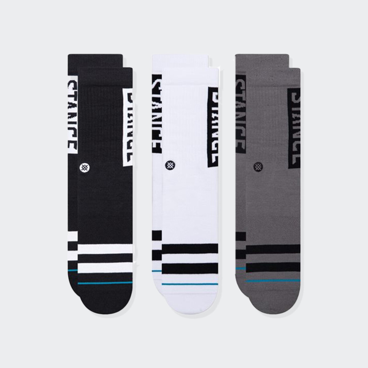 Medias Stance The OG 3 Pack - Negro 