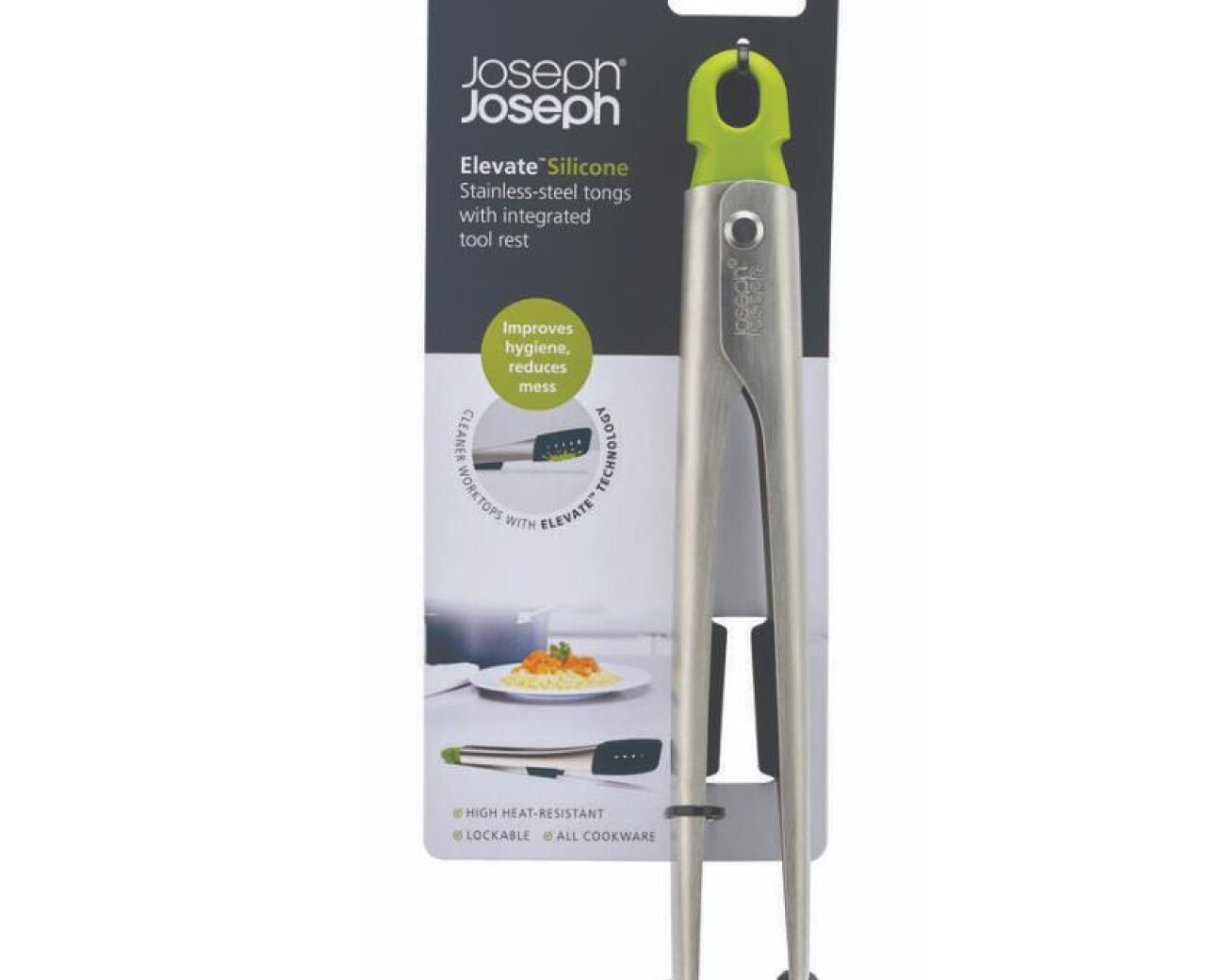 Pinza de cocina de acero inoxidable con puntas de silicona Pinza de cocina de acero inoxidable con puntas de silicona