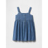 SL DENIM BOW DRESS MEDIUM WASH