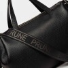 Cartera de mano Resort en cuero graneado Negro