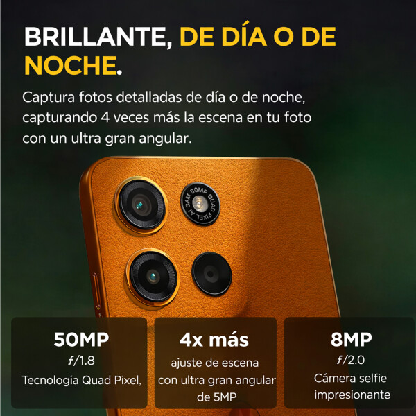 Motorola G15 4gb Ram 128gb 4g + Regalo NARANJA
