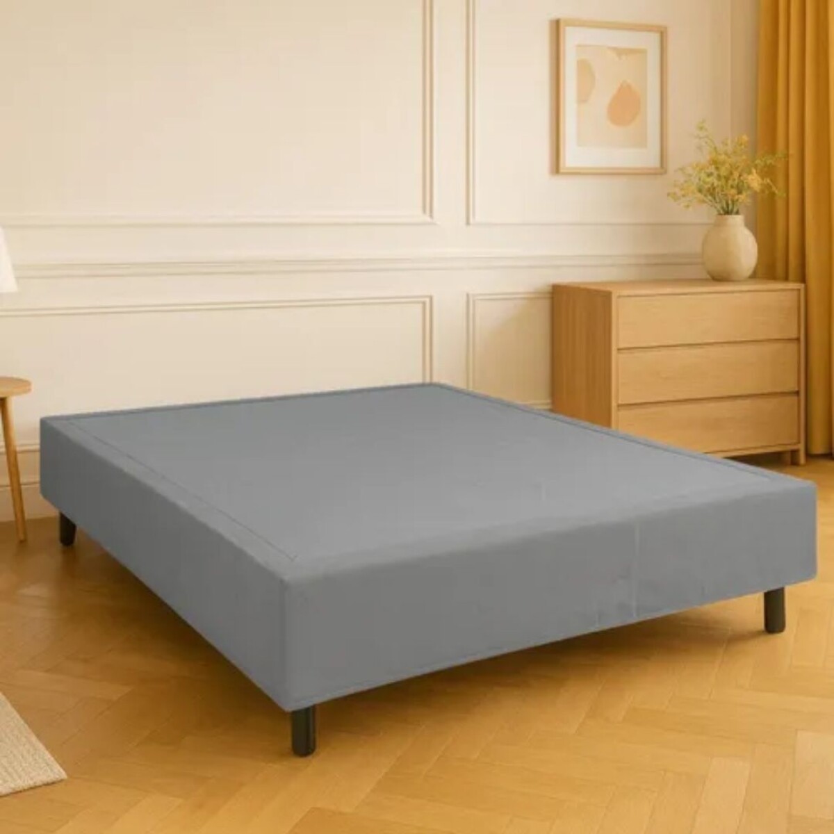 Box 2 Plazas 140x190 cm - Gris 