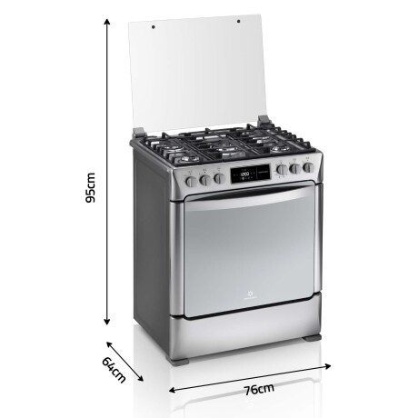 COCINA GAS INDURAMA GAS GRIS MONTECARLO