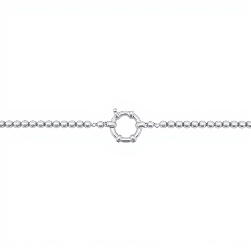 Cadena Bolitas - Plata 925 - Sin Piedra - CD3429 sinpiedra