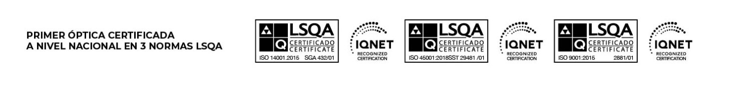 Mamba Negra: Única Óptica en Uruguay con Certificaciones LSQA de Calidad, Seguridad y Medio Ambiente.