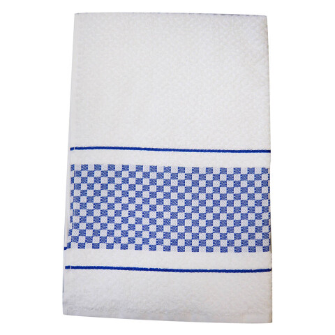 Repasador Dohler Victoria de tela Jacquard BCO/AZ FRANCIA