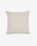 Set Senara de 2 almohadones de algodón beige 45 x 45 cm Set Senara de 2 almohadones de algodón beige 45 x 45 cm