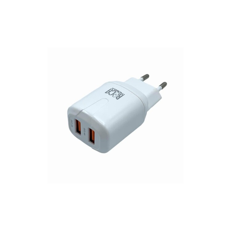 CARGADOR SMART ROCA 2 PUERTOS 2.4A Sin color