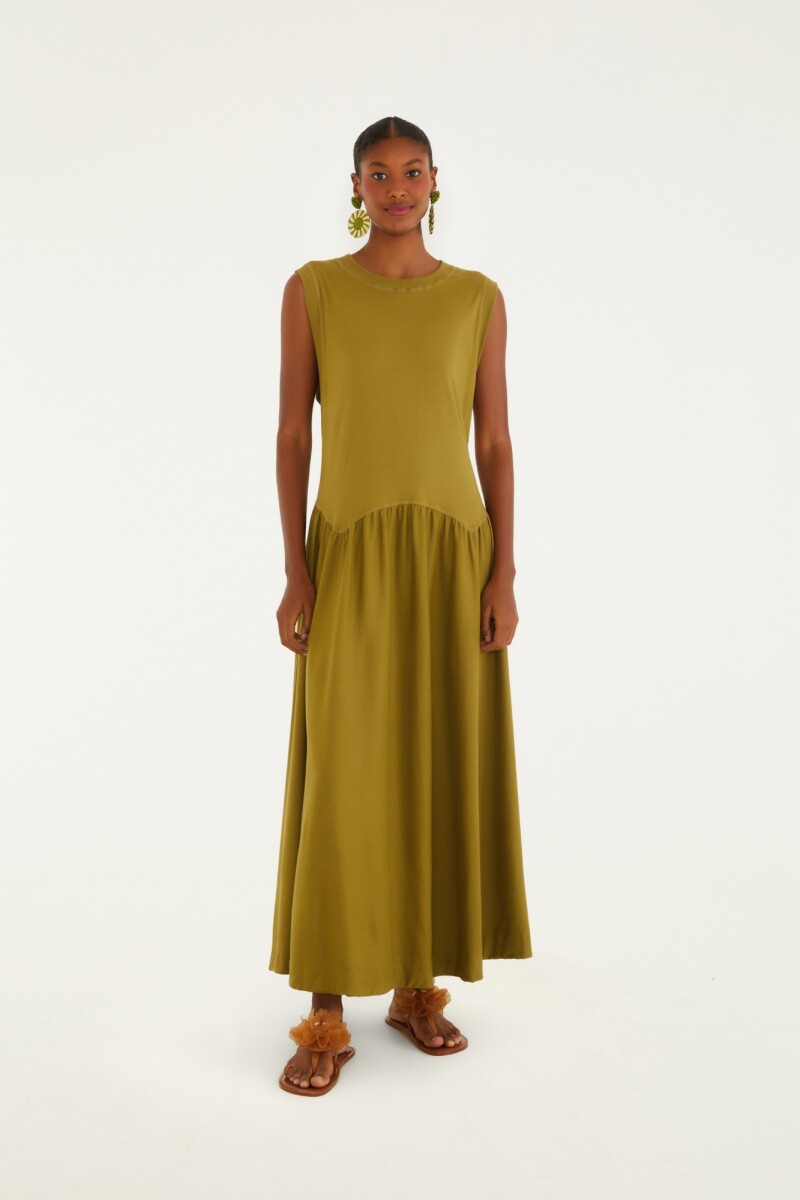 VESTIDO MAXI REGATA 