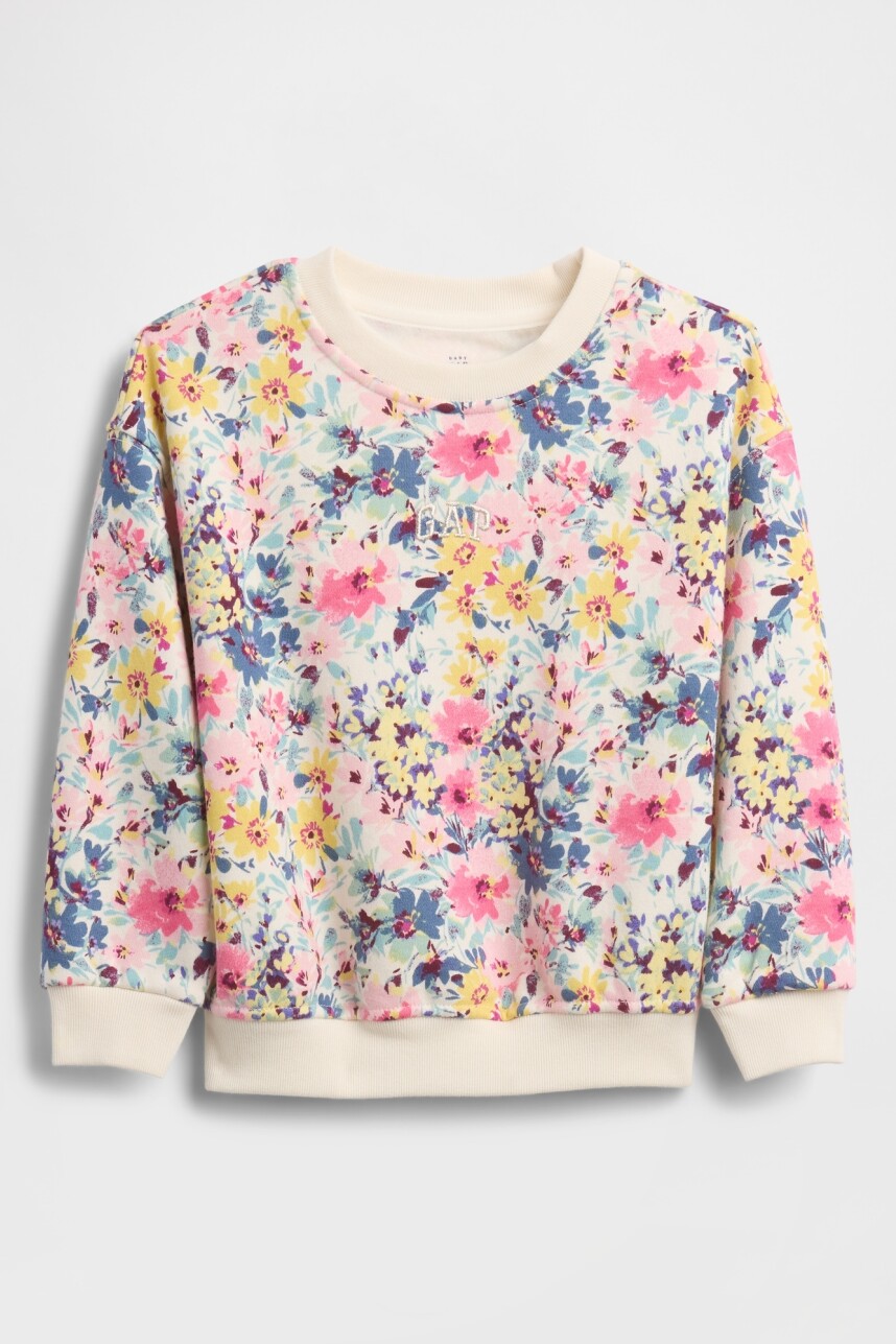 Buzo Deportivo Logo Gap Toddler Niña Ivory Frost