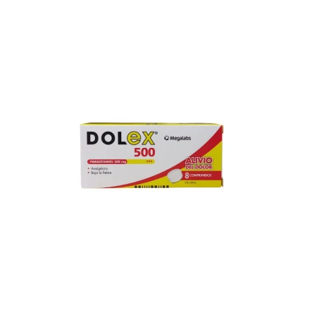 Analgésico Antipirético Dolex 500 mg x 8 comprimidos 001