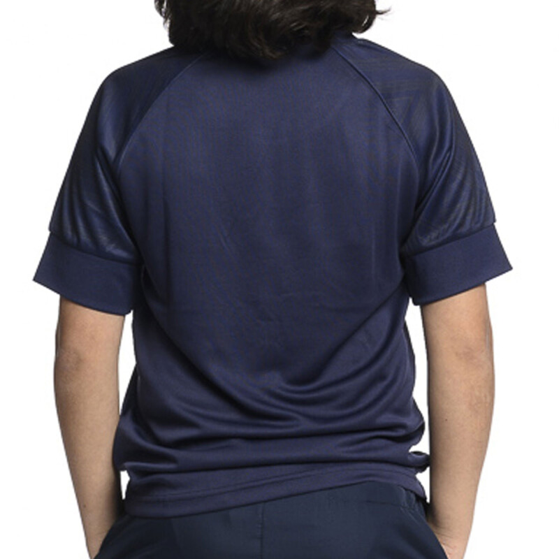 Remera Infantil Umbro Zagz Junior Azul Marino - Verde Lima