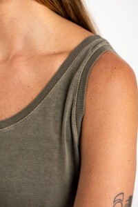 Vestido Algodon Lavado Safari