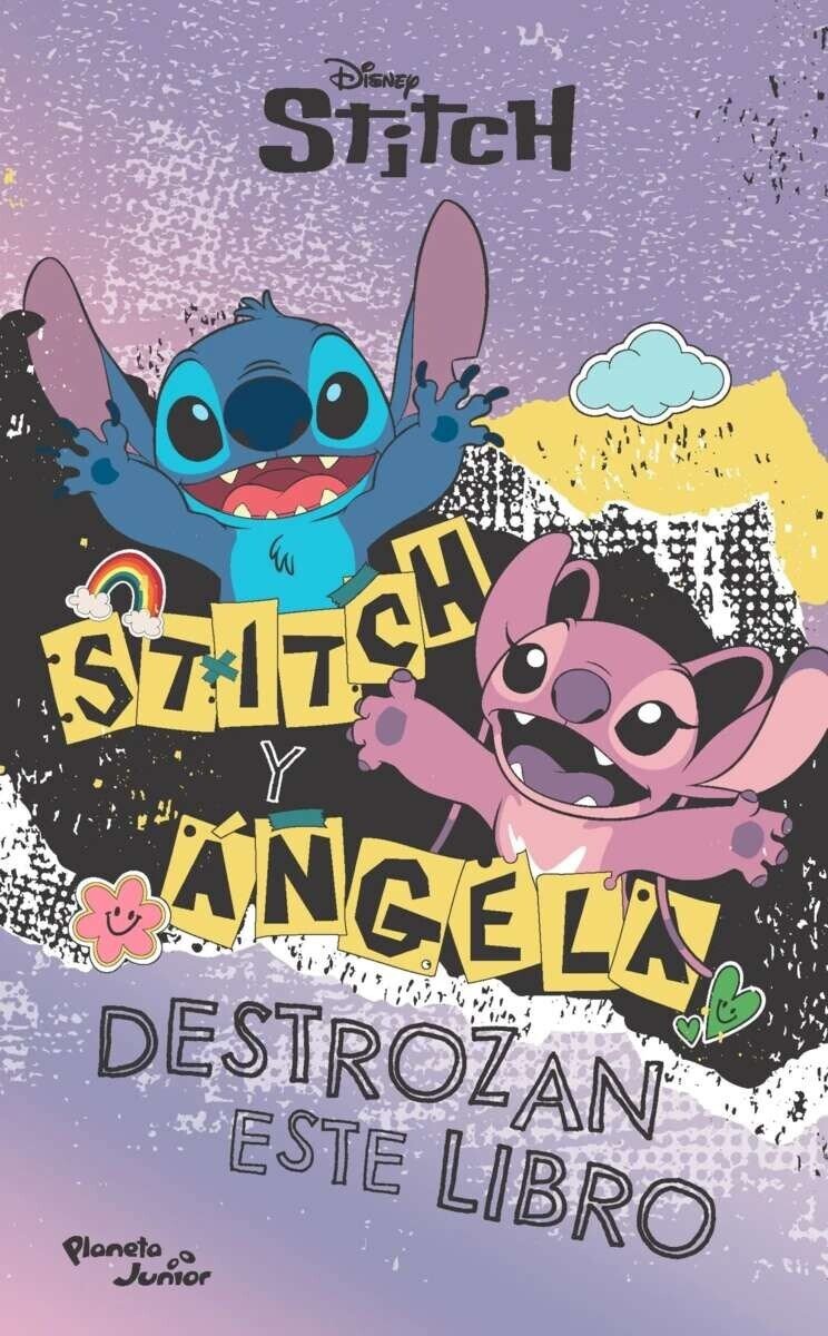 STITCH Y ANGELA DESTROZA ESTE LIBRO 