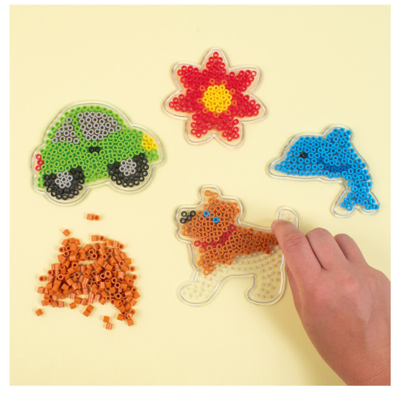 Cuentas placas 4 piezas Hama beads Playbox Cuentas placas 4 piezas Hama beads Playbox
