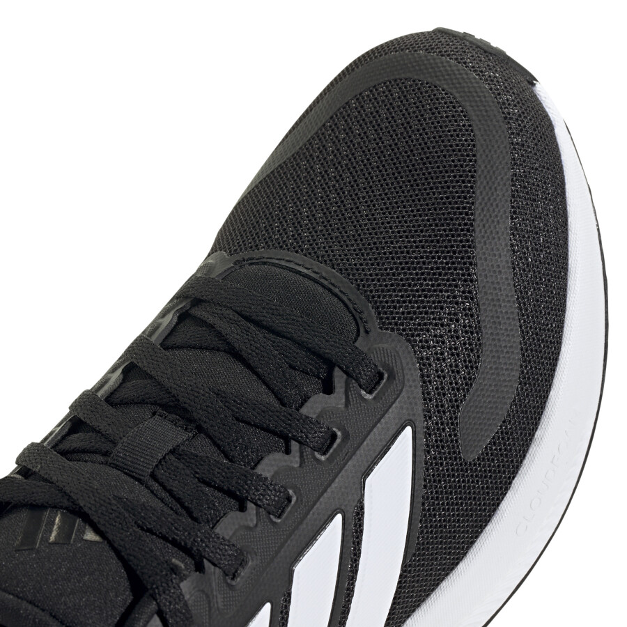 Championes de Niños Adidas Run Falcon 5 Negro - Blanco