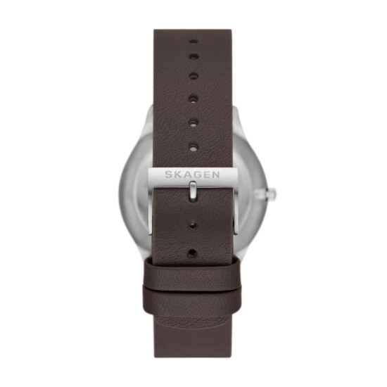 Reloj SKAGEN SUNDBY TITANIUM Cuero Marron Esfera 40mm 0