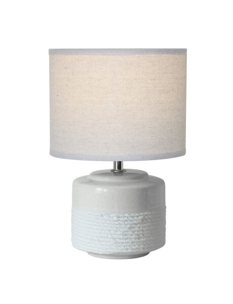 LAMPARA DE MESA CERAMICA D20x31CM SISAL BLANCO LAMPARA DE MESA CERAMICA D20x31CM SISAL BLANCO