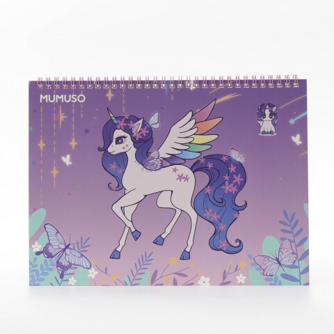 CUADERNO EN ESPIRAL A4 PARA DIBUJAR (UNICORNO SOÑADO) CUADERNO EN ESPIRAL A4 PARA DIBUJAR (UNICORNO SOÑADO)