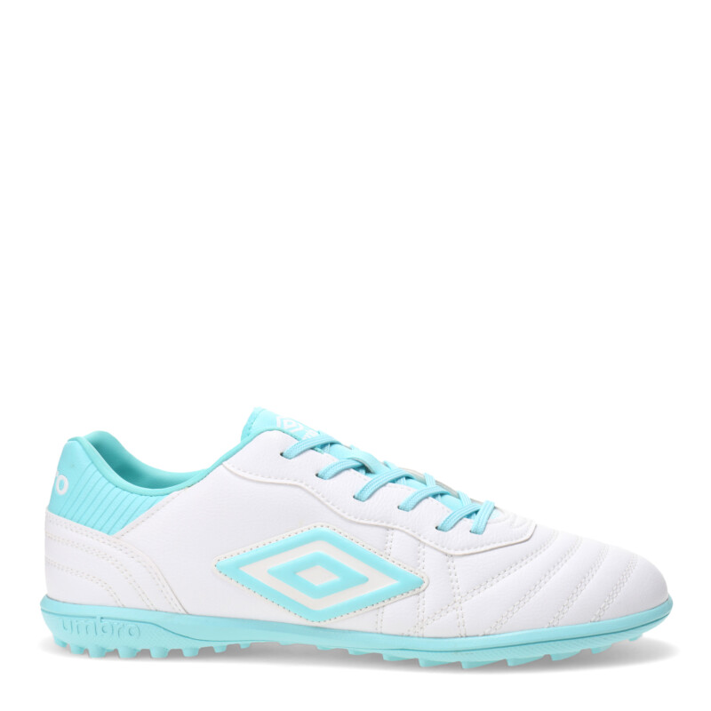 Championes de Hombre Umbro Futbol 5 Touch TF Blanco - Celeste