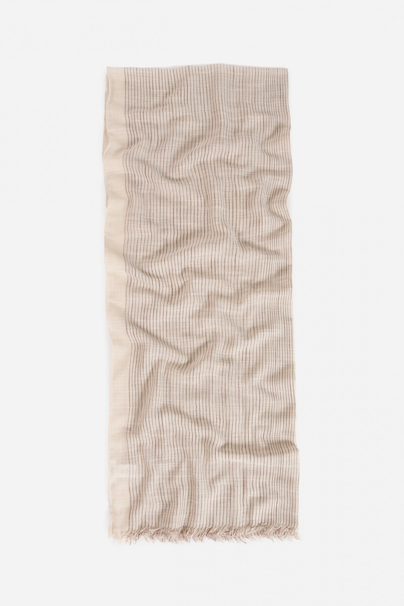 Pashmina con textura beige