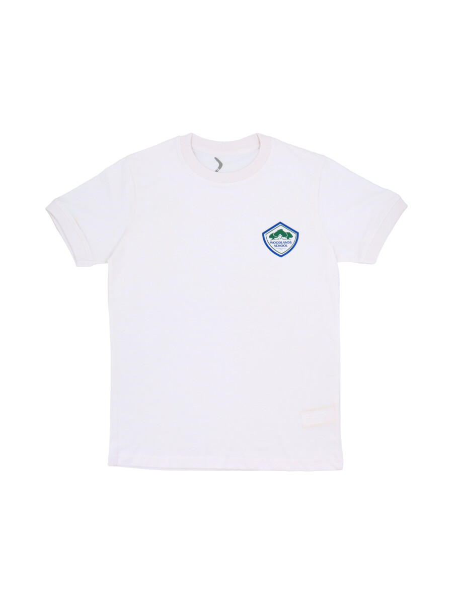 T-shirt Unisex manga corta Senior School - Blanco 