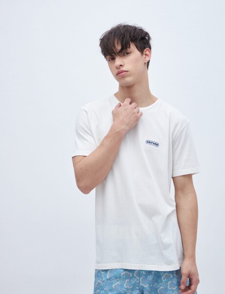 Remera Crew Off white
