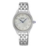 Reloj Seiko SUR379P1 para mujer con correa de acero plateada Plateado